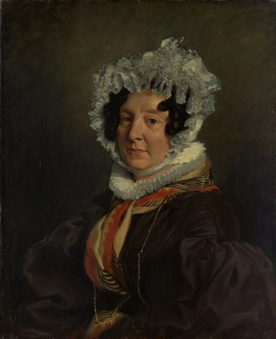 Madame Henri François Riesener Félicité Longrois, 1786-1847 de Ferdinand Victor Eugene Delacroix