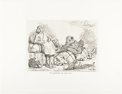 Arrieros de Tetuán de Eugène Delacroix