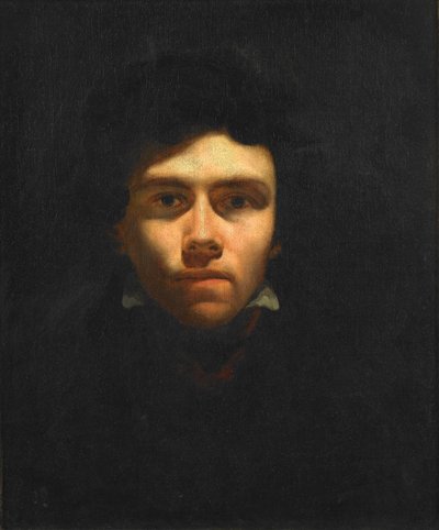 Autorretrato, ca 1816 de Eugène Delacroix