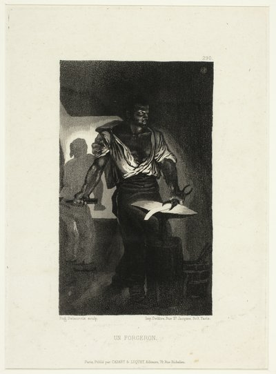 El herrero de Eugène Delacroix