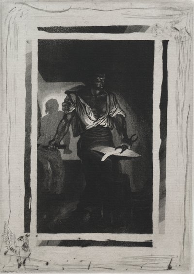 El herrero de Eugène Delacroix