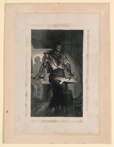 El herrero de Eugène Delacroix