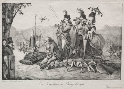 El Cangrejo de Longchamps de Eugène Delacroix