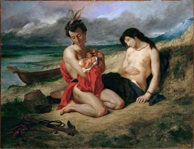 El Natchez de Eugène Delacroix