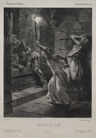 La hermana de Duguesclin de Eugène Delacroix