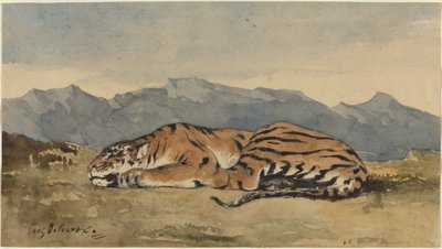 Tigre de Eugène Delacroix