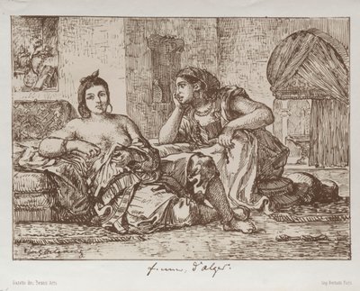 Mujeres de Argel de Eugène Delacroix