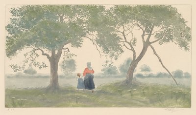 Los manzanos, 1902 de Eugène Delâtre