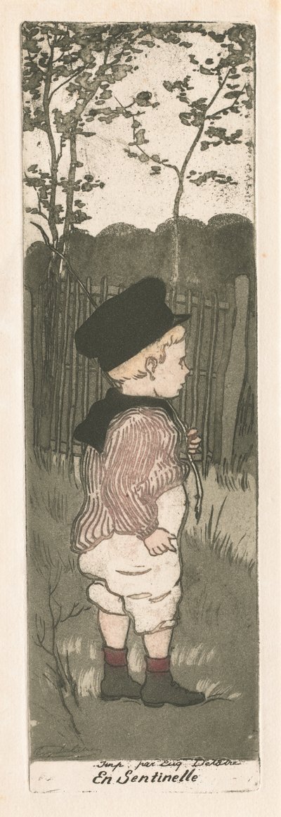En servicio de centinela de Eugène Delâtre