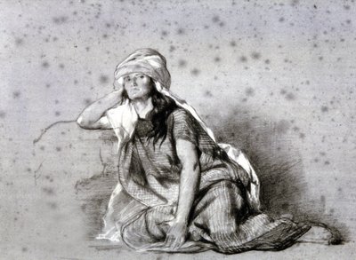 Mujer bereber en el Sahel de Eugène Fromentin
