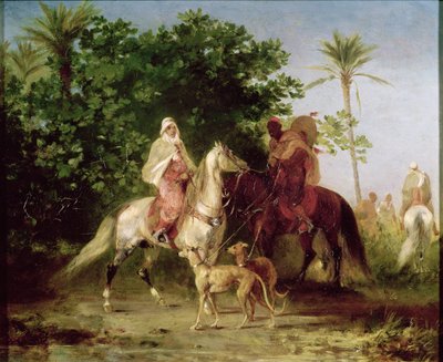 Partiendo para la caza de Eugène Fromentin