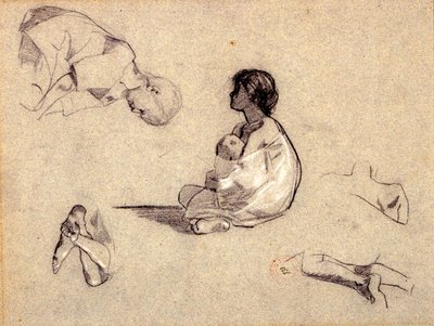 Estudios de niños árabes de Eugène Fromentin