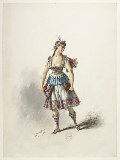 Btv1b84558104 71 - Saint-Saëns - Enrique VIII - Maquettes de costumes - Lacoste - 69. Vestuario de Eugene Lacoste