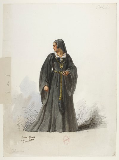 Btv1b84558104 73 - Saint-Saëns - Enrique VIII - Modelos de trajes - Lacoste - 70. Leyendas sin cuello de Eugene Lacoste
