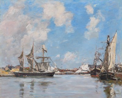 Deauville. La piscina de Eugene Louis Boudin
