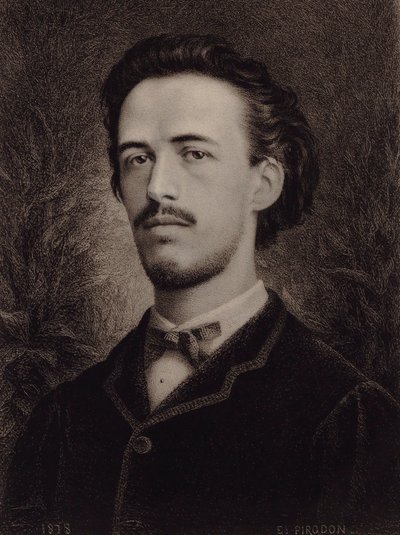 Retrato del compositor Benjamin Godard 1849-1895, 1878 de Eugène Louis Pirodon
