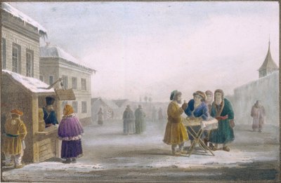 Vendedor de Tabaco en la Calle, 1825 de Eugéne Pluchart