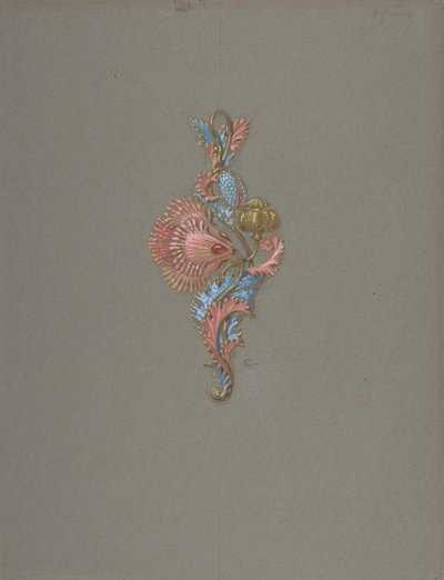 Diseño para un colgante de Eugene Grasset