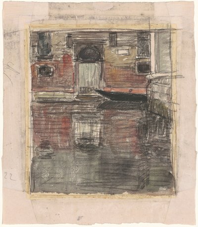 Reflejos, canal veneciano de Eugène Vail