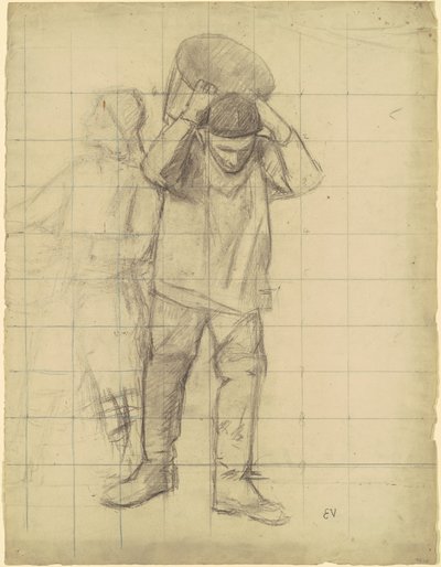 Estudio para "Pêcheurs de la mer du Nord" (Estudio para "Pescadores del Mar del Norte") de Eugène Vail