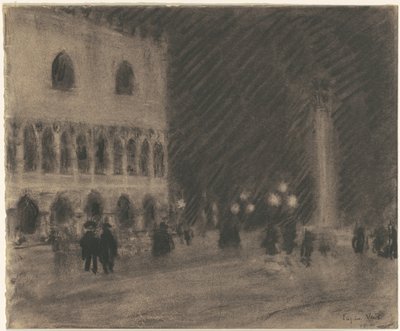 La Piazzetta, Venecia de Eugène Vail