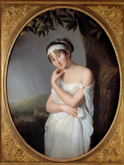 Retrato de Madame Juliette Recamier (1777-1849), nacida Jeanne-Francoise Bernard de Eulalie Morin