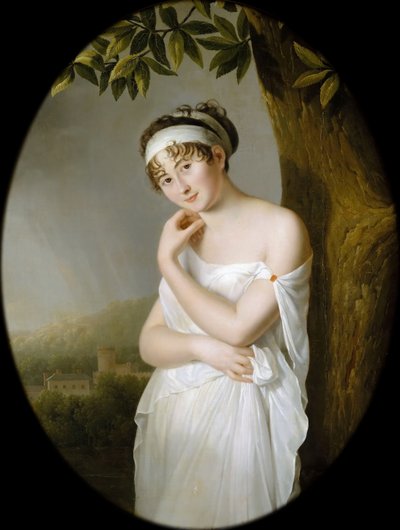 Retrato de Madame Récamier, nacida Julie Bernard 1777-1849 de Eulalie Morin