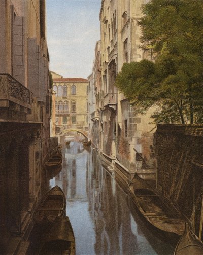 Un rincón apartado de Venecia, Italia (foto a color) de European Photographer