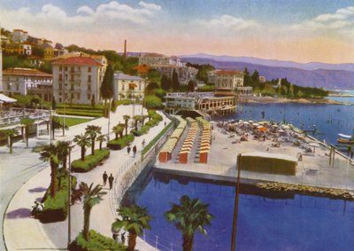 Abbazia, ahora Opatija en Croacia: Slatina y Playa Savoia de European Photographer