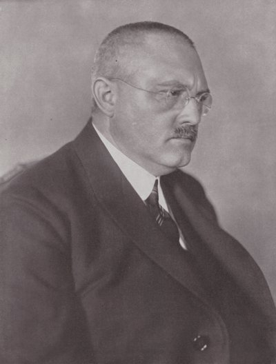 Carl Bosch, químico alemán (foto en blanco y negro) de European Photographer