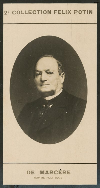 Emile-Louis-Gustave des Hayes De Marcere, Hombre Político de European Photographer