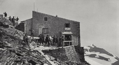 Erzherzog Johann-Hütte, hacia el Wiesbachhorn (foto en blanco y negro) de European Photographer