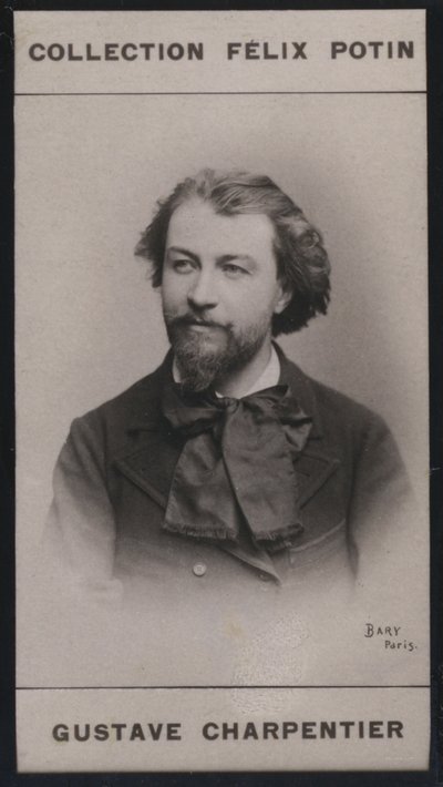 Gustave Charpentier (1860) (foto en blanco y negro) de European Photographer