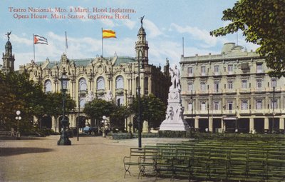La Habana, Cuba: Teatro de la Ópera, Estatua de Martí, Hotel Inglaterra de European Photographer