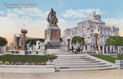 La Habana, Cuba: Estatua de Luz Caballero de European Photographer