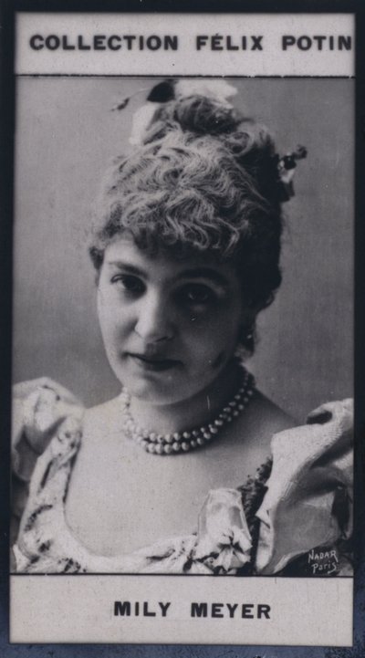 Madame Emilie Mily-Meyer (1860) de European Photographer