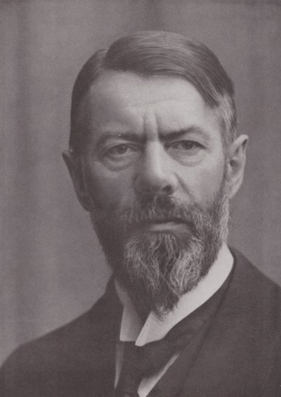 Max Weber, historiador y economista alemán (foto b/n) de European Photographer