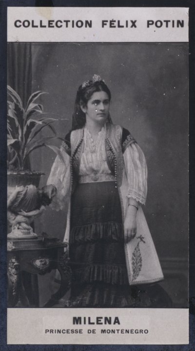 Milena, Princesa de Montenegro (1847) de European Photographer