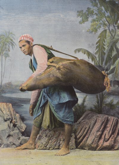 Portador de agua en El Cairo de European Photographer