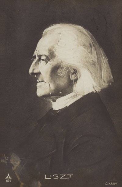 Retrato de Franz Liszt de European Photographer