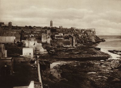 Rabat, Vista de la punta Oudaya (foto b/n) de European Photographer