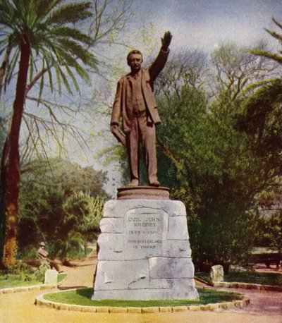 Estatua de Rodas, Jardines Botánicos, Ciudad del Cabo (foto) de European Photographer