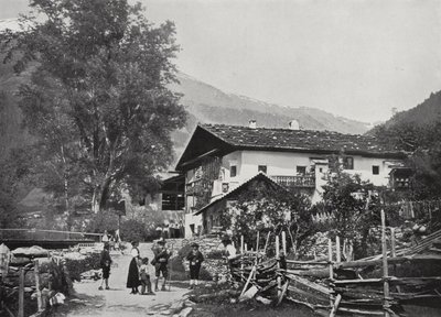 Sandwirt, Sandhof, en el valle de Passeier, casa natal de Andreas Hofer (foto en blanco y negro) de European Photographer