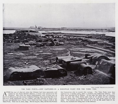 Los fuertes de Taku, capturados por tercera vez por una flota europea (foto en blanco y negro) de European Photographer