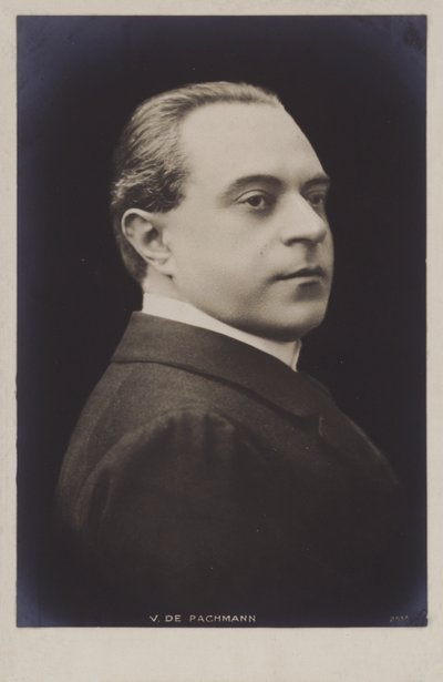 Vladimir de Pachmann, pianista ruso-alemán de European Photographer