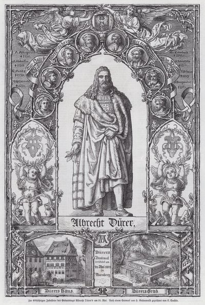 400º aniversario del nacimiento del artista alemán Albrecht Dürer de European School
