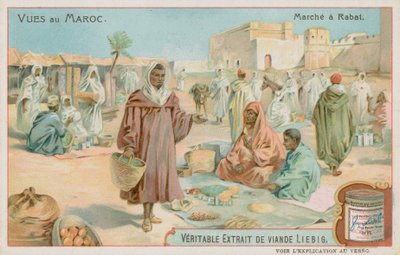 Un mercado en Rabat de European School