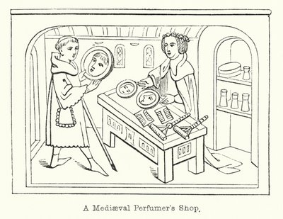 Tienda de perfumería medieval de European School