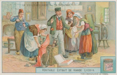Un vendedor ambulante en la vieja Holanda de European School
