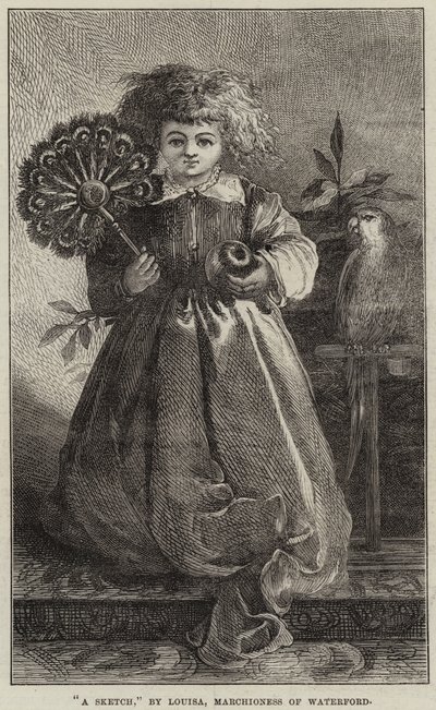 Un boceto (grabado) de European School